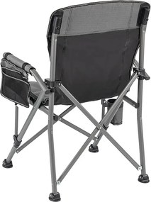 Leziter Comfort karfás horgász szék pohártartóval szürke