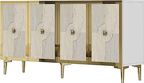 Pega 150 - White, Travertine, Gold