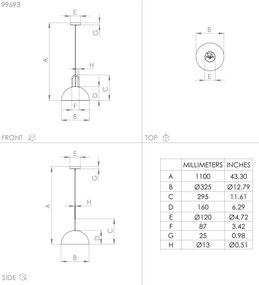 Eglo 99693 - Csillár zsinóron CALMANERA 1xE27/40W/230V fekete