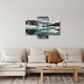 Kép - tó télen (90x60 cm)