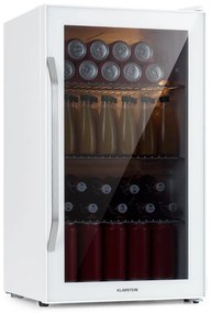 Klarstein Beersafe XXL Quartz, hűtőszekrény, E energiahatékonysági osztály, 3 fém polc, panoráma üvegajtó