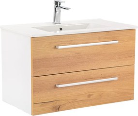 Vario Clam 80 Fürdőszoba alsó szekrény mosdóval