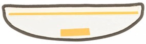 15 db antracitszürke lépcsőszőnyeg 56x17x3 cm
