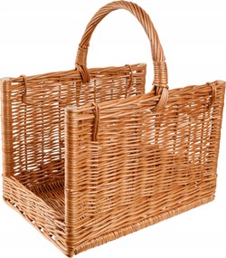 Fonott kandalló kosár nagy tűzifa fogantyúval egyszerű nagy állvány