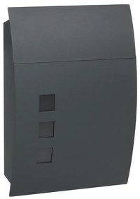 Postaláda BK 931, ablakos, antracit