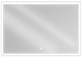 Mexen Navia megvilágított fürdőszobai tükör 120 x 80 cm, LED 6000K, anti-pára - 9803-120-080-611-00