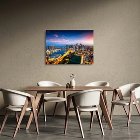 Kép - Szingapúr, Ázsia (üvegen) (70x50 cm)
