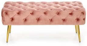 Athena pad rózsaszín bársony