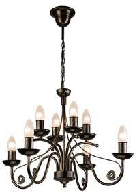 Csillár láncon DONATO 8xE14/40W/230V