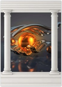 Poszterek 50x70 Absztrakt Golyók a kézben