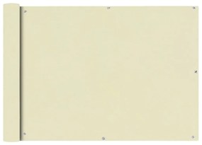 75x600 cm krém Oxfrod szövetű erkély ablak sötétítő