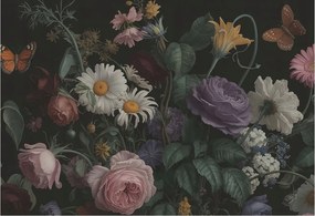 Modern fotótapéta Flizelina falra Virágos elegancia 152x104 Ragasztó