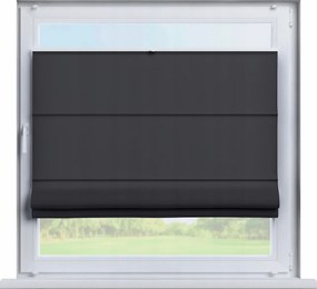 Kész pliszírozott roló római Szicília 120x180cm fekete