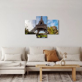 Kép - Eiffel-torony színes (90x60 cm)