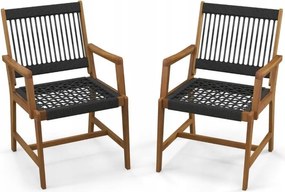 Fonott Szék Szett 2 Db 57 X 64 X 90 CM