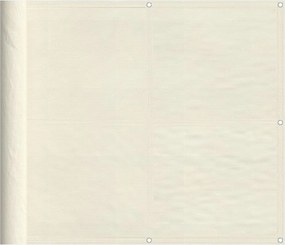 vidaXL krémszínű erkélyparaván 100% oxford poliészter 90 x 700 cm