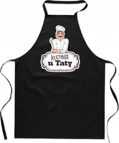 Nyomtatott Kötény Konyha Apánál retro férfi ajándék apának