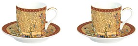 Klimt Porcelán eszpresszó csésze 2 személyes