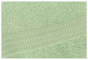 Foutastic zöld színű tiszta pamut törölköző, 70 x 140 cm