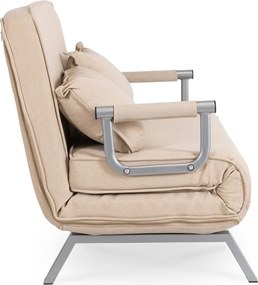 Kétszemélyes dönthető fotel bézs színben BART 2