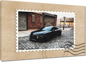 Vászonkép 90x60 Fekete Audi Rs