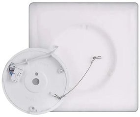 LED Mennyezeti lámpa FLORI LED/18W/230V 4000K fekete 29x29 cm