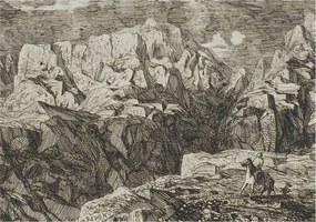 Fotótapéta Flizelin Dekoratív Hálószoba Hegyi táj 208x146