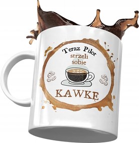 Bögre A Pilóta Most A Pilóta Lőtt Magának Kávé Nyomtatott Fotóval