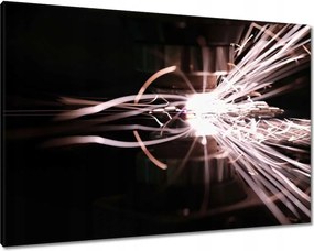 Vászonkép 100x70 Világos szikrák fémből