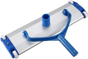 Kézi medence porszívófej, alumínium, 35 cm, ezüst/kék