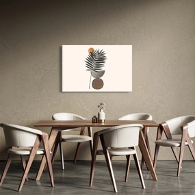 Kép - Absztrakció pálmalevéllel (90x60 cm)