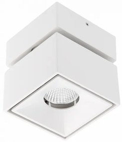 Lámpa Mennyezeti BIANCO 8W, 680lm, AC220-240V,50/60 Hz,Ra≥80,IP20,36°,2700/3300/4000K, kocka, fehér