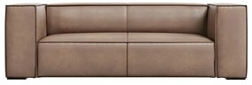 Világosbarna bőr kanapé 212 cm Madame – Windsor & Co Sofas
