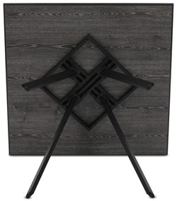 Étkezőasztal 90x90cm, Szürke Tölgy Színben, HT-R5190 Grey