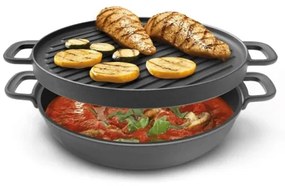 Tescoma MASSIVE Kétoldalas grill serpenyő, átmérő 30 cm