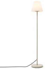 Kültéri állólámpa bézs színben, fehér búrával, IP65 - Virginia