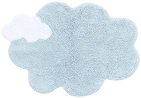 Világoskék mosható kézi szövésű pamut gyerek szőnyeg 70x100 cm Mini Dream – Lorena Canals