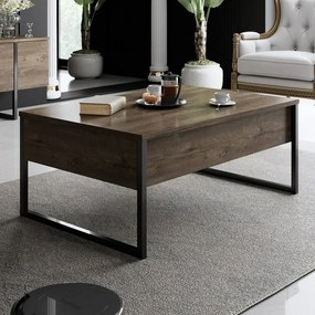 Luxe Walnut and Black konferenciaasztal