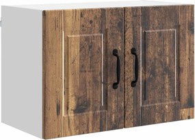 vidaXL Konyhaszekrény polcokkal Öreg fa 60 x 31 x 40 cm Faanyag