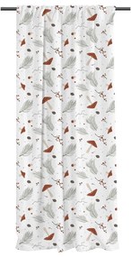 Fehér pamut-szatén függöny 110x250 cm Toadstools – Butter Kings