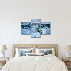 Kép - Istenek vízesése, Izland (90x60 cm)