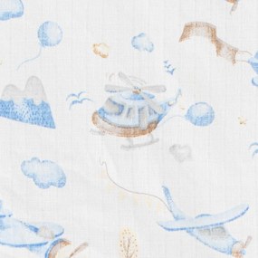 Pamut pelenka nyomtatással New Baby 70x80 cm 3 db FIÚ