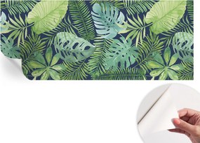 Divatos öntapadós fali tapéta Trópusi levelek 250x104 cm