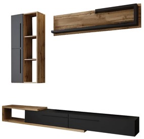 Nappali fal, tacho tölgy/antracit, KALVADOS