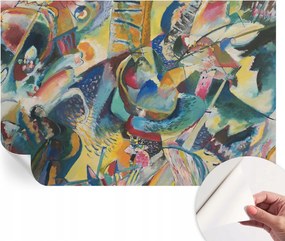 Dekoratív öntapadós fotótapéta Hálószobába Színes absztrakt 104x70