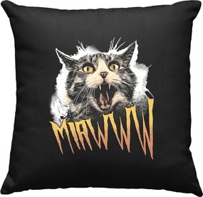Macska párna vicces cica vicces 1 fekete