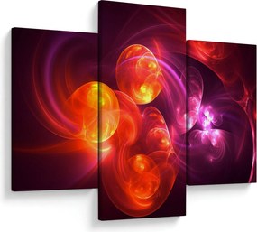 Modern absztrakció képe (90x60 cm)