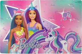 Barbie Unicorn tányéralátét 43x28 cm
