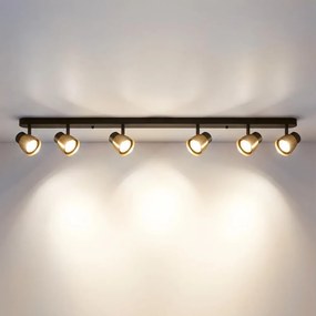 Brilagi - NUGGET spotlámpa 6xGU10/30W/230V fekete/arany