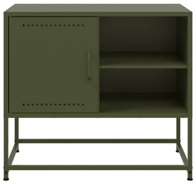 mustársárga acél TV-szekrény 100,5x39x60,5 cm